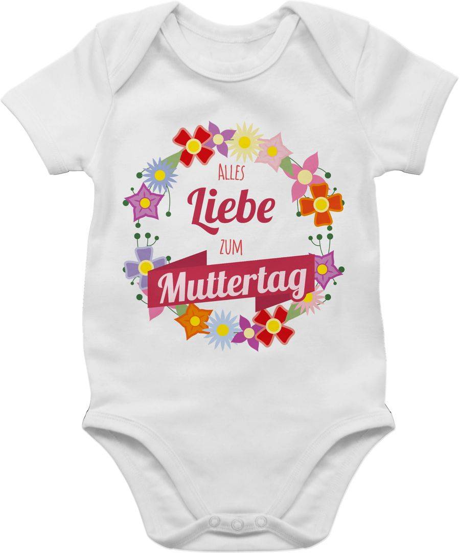 Shirtracer Alles Liebe zum Muttertag Blumenranke Shirts & Mehr Shirtracer