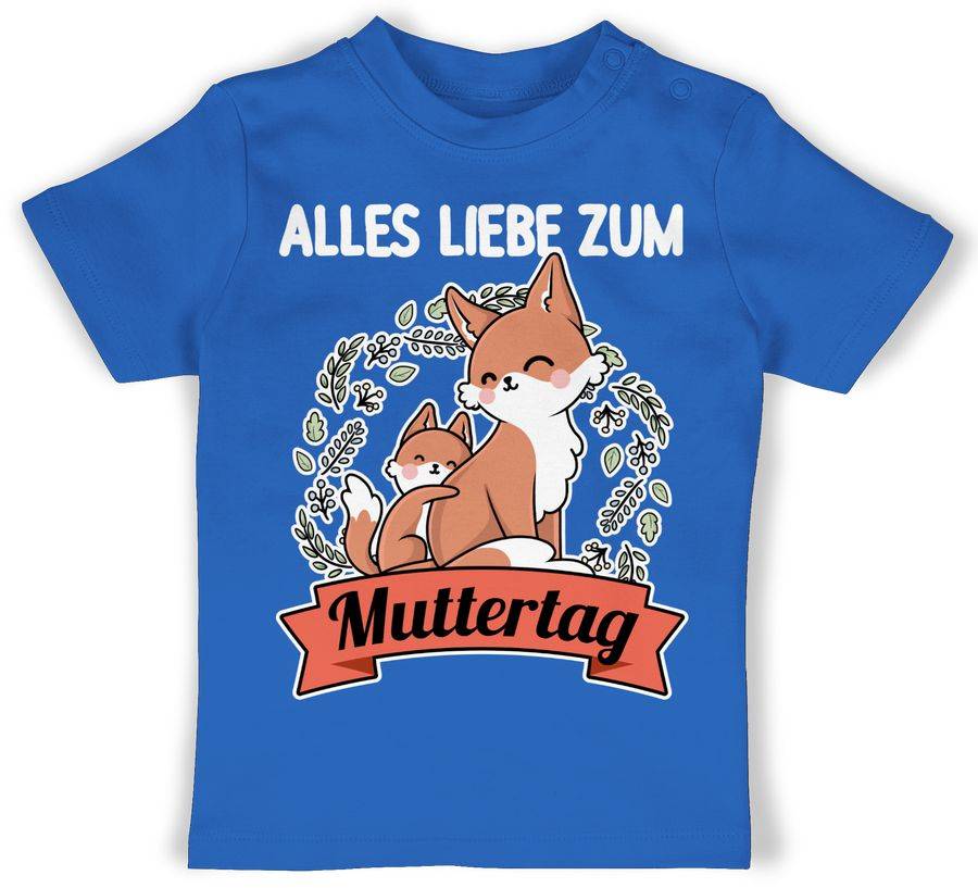 Shirtracer Alles liebe zum Muttertag mit Füchsen - weiß Shirts & Mehr Shirtracer