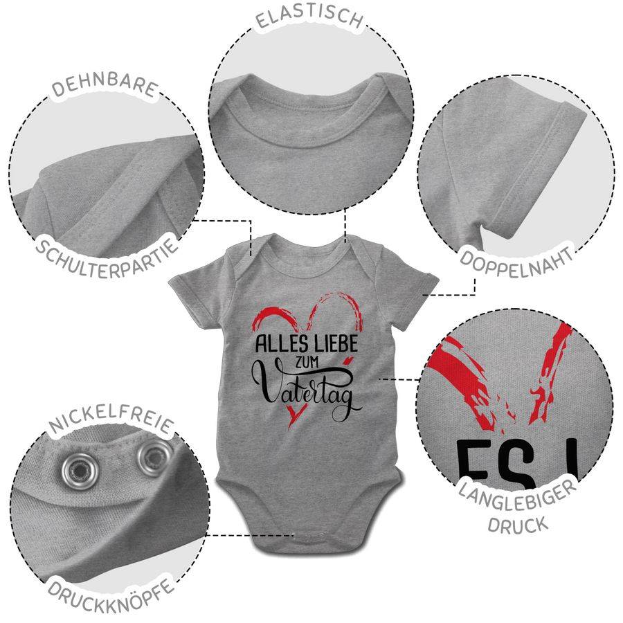 Shirtracer Alles Liebe Zum Vatertag - Rot Shirts & Mehr Shirtracer
