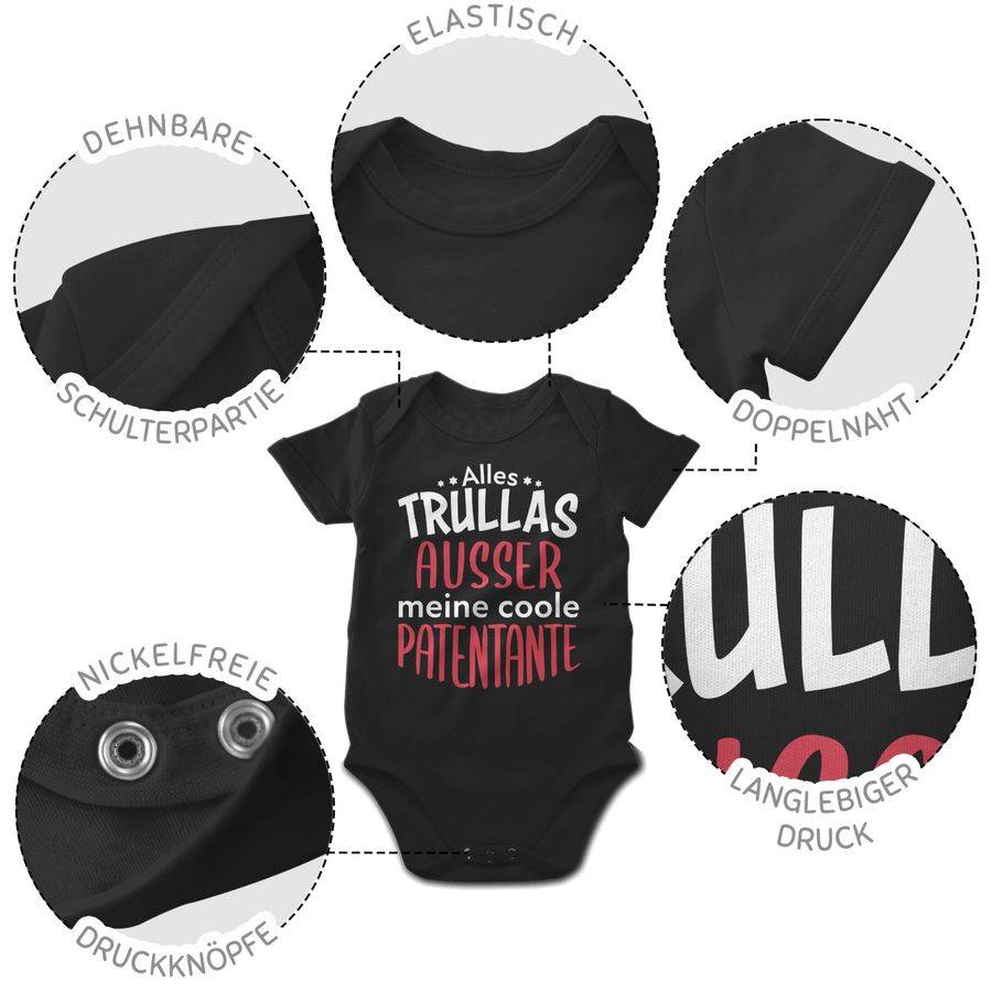 Shirtracer Alles Trullas Ausser Meine Coole Patentante: Tshirt Gym Bag Shirtracer