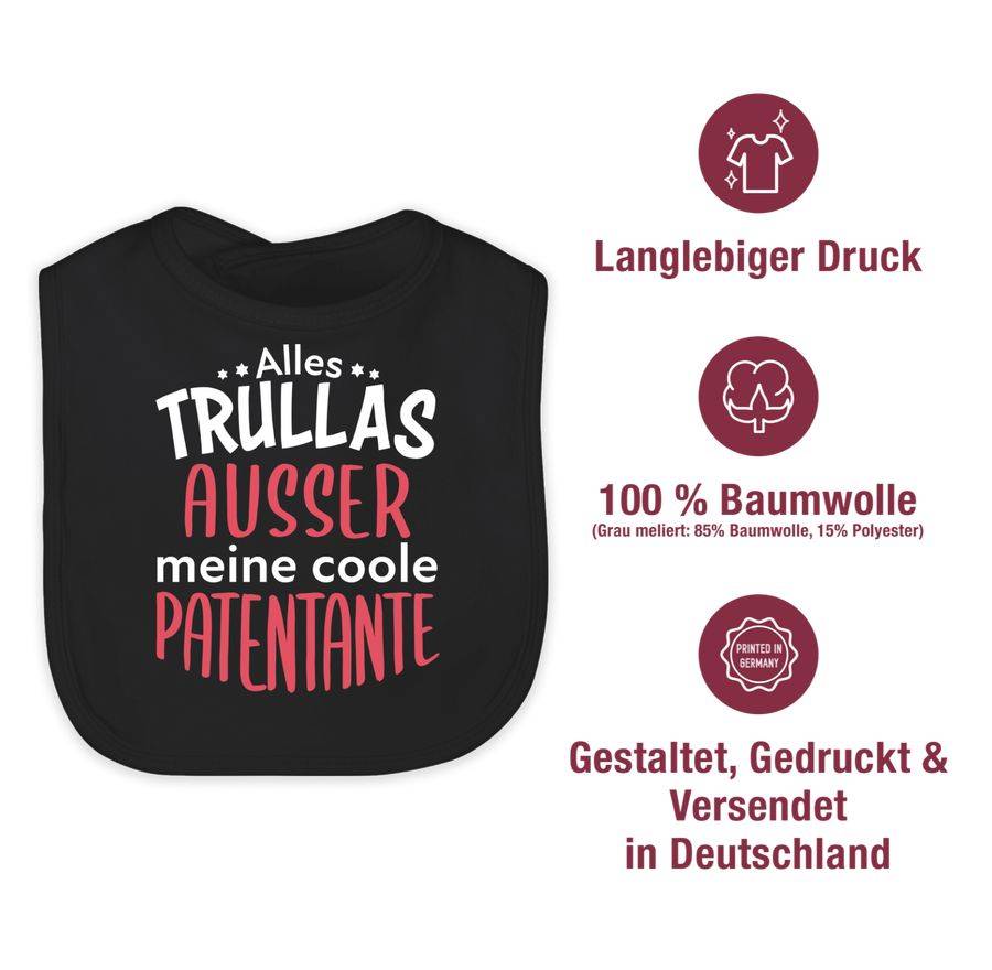 Shirtracer Alles Trullas Ausser Meine Coole Patentante: Tshirt Gym Bag Shirtracer
