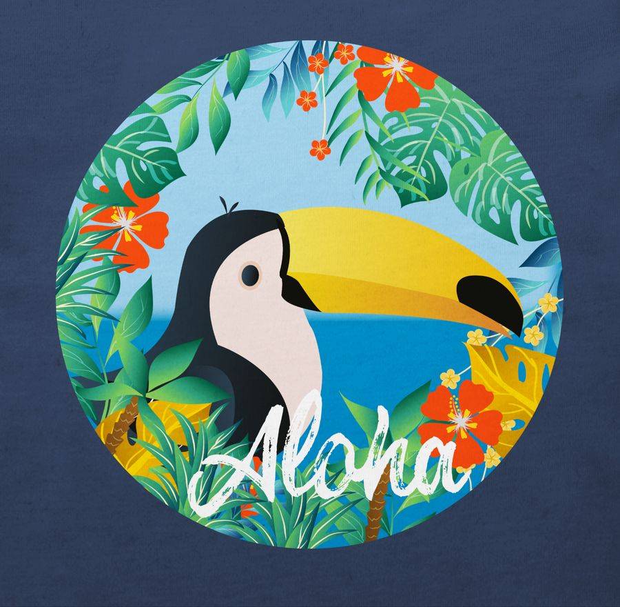 Shirtracer Aloha Tukan: Tshirt Turnbeutel Shirtracer
