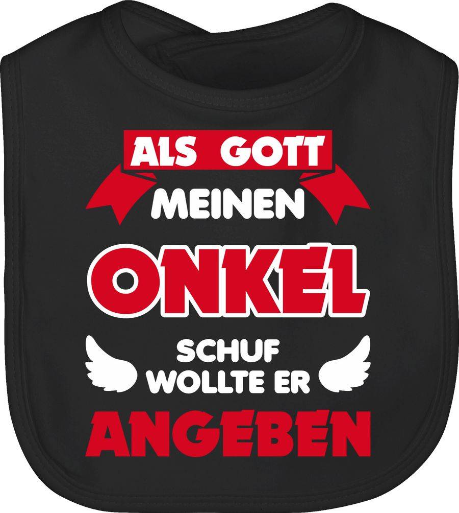 Shirtracer Als Gott meinen Onkel schuf: Tshirt Rucksack Shirtracer