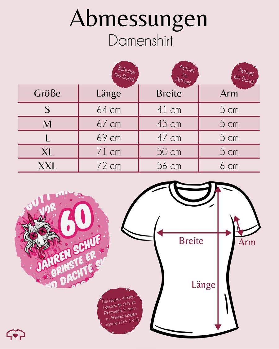 Shirtracer Als Gott Mich Vor 60 Jahren Schuf Grinste Er - Verrücktes Lustiges Einhorn: T-Sh Shirtracer