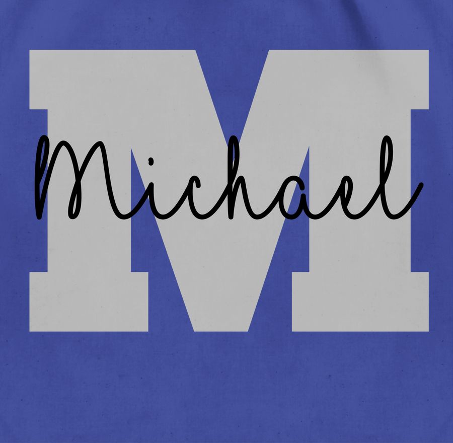 Shirtracer Anfangsbuchstaben Name - Persönliches Geschenk Personalisiert Mit Namen Bedrucke Shirtracer