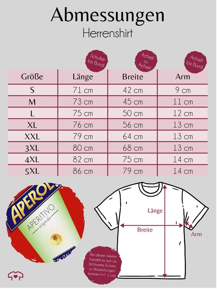 Shirtracer Aperol Kostüm Flaschen Verkleidung Aperol: Tshirt Rucksack Shirtracer