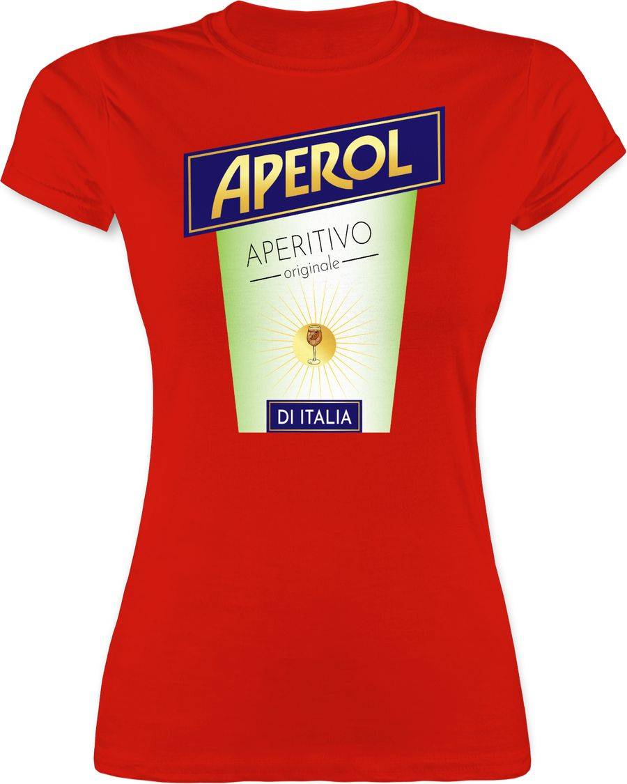 Shirtracer Aperol Kostüm Flaschen Verkleidung Aperol: Tshirt Rucksack Shirtracer