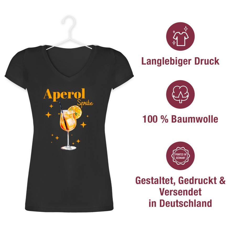 Shirtracer Aperol Spritz Kostüm Aperoli Aperollin Freundin Spritztour Shirts & Mehr Shirtracer