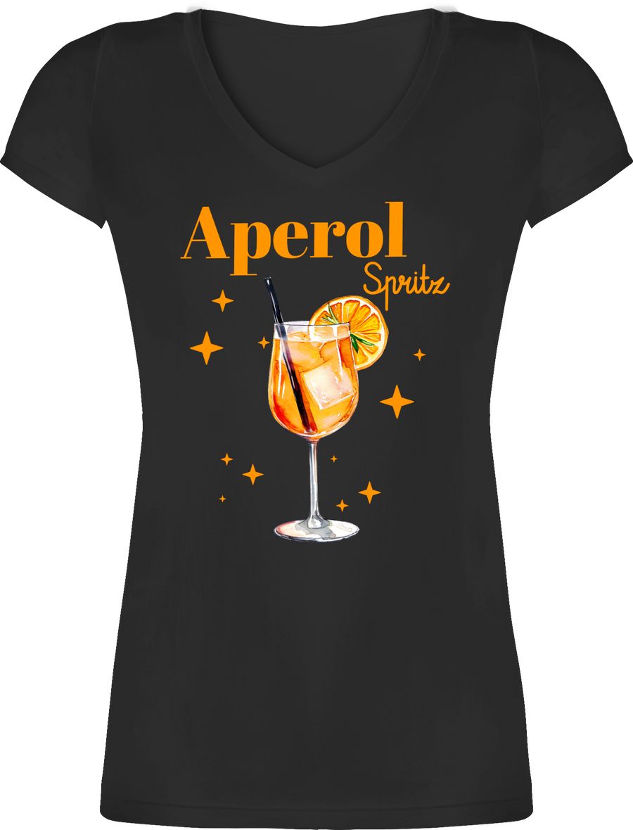 Shirtracer Aperol Spritz Kostüm Aperoli Aperollin Freundin Spritztour Shirts & Mehr Shirtracer