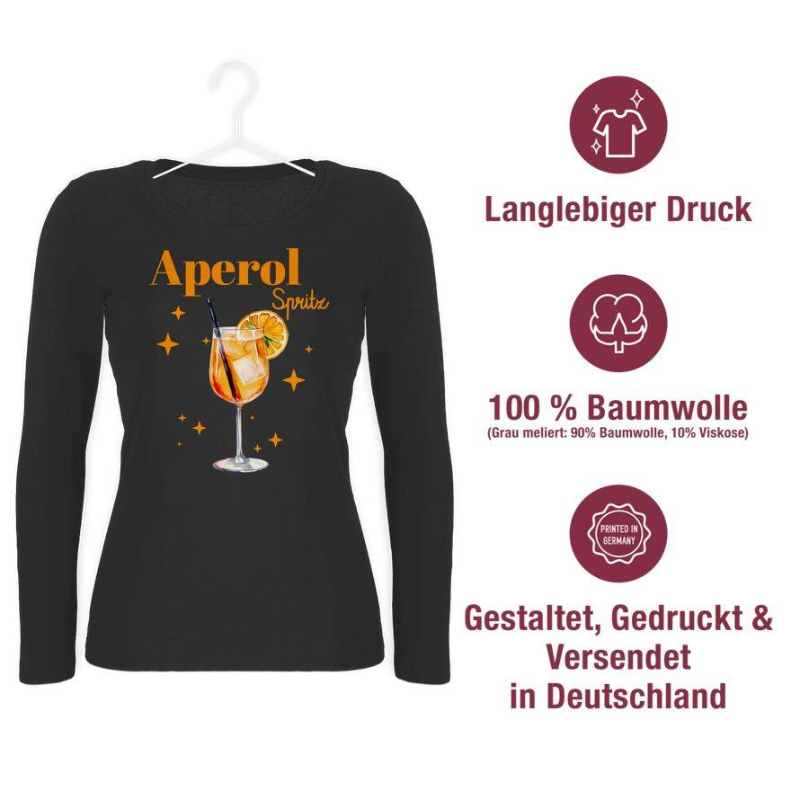 Shirtracer Aperol Spritz Kostüm Aperoli Aperollin Freundin Spritztour Shirts & Mehr Shirtracer