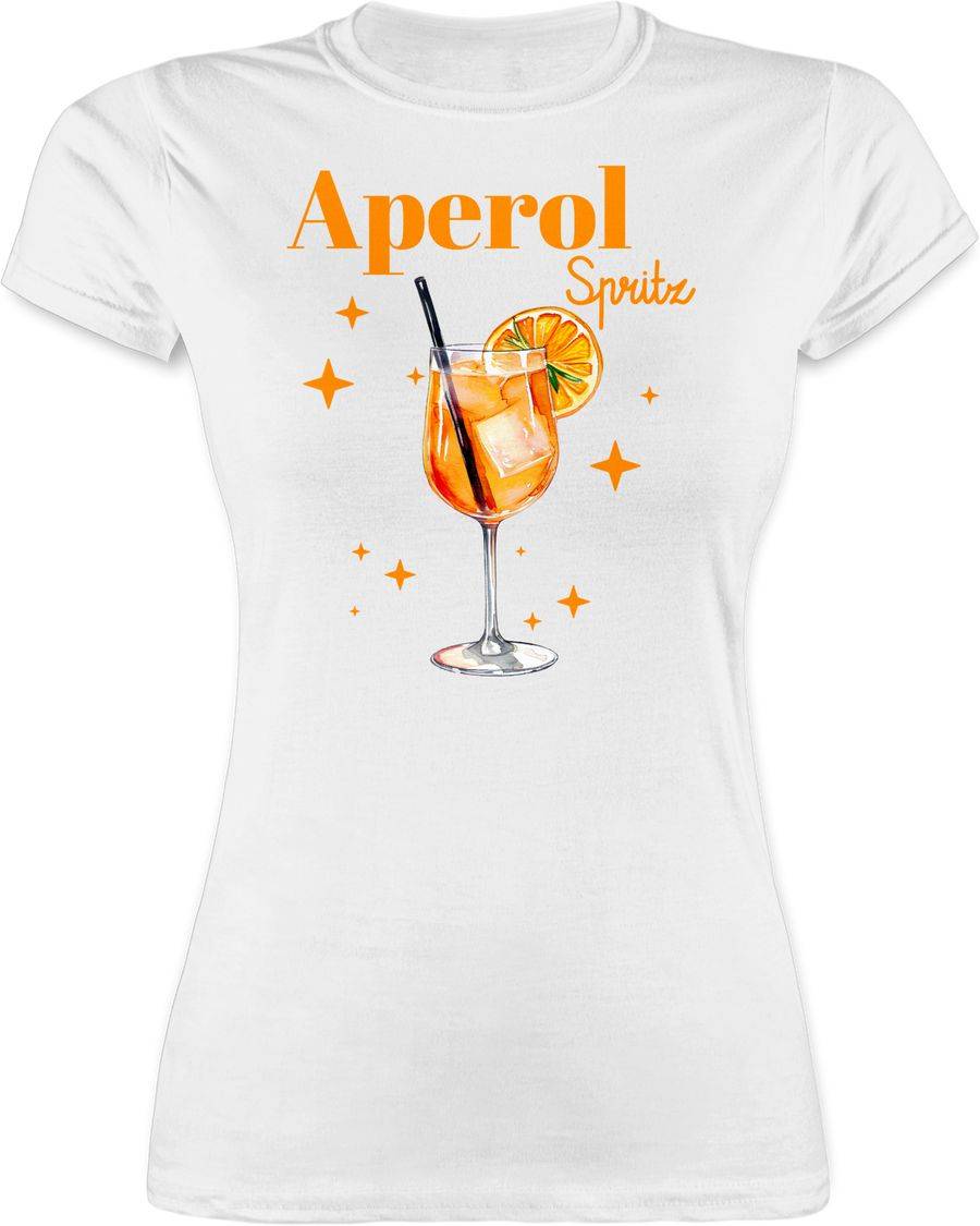 Shirtracer Aperol Spritz Kostüm Aperoli Aperollin Freundin Spritztour Shirts & Mehr Shirtracer