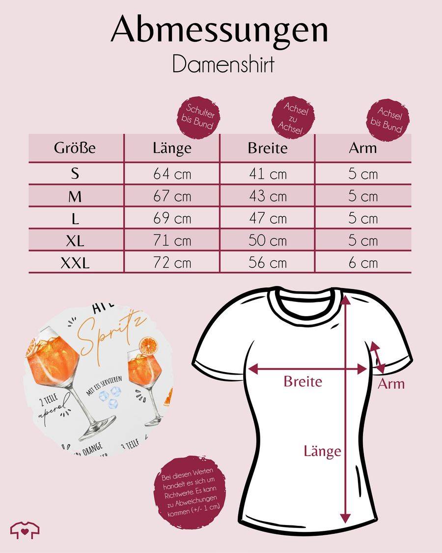 Shirtracer Aperol Spritz Rezept Lustig Geschenk Aperolfan Aperol Fanartikel Shirts & Mehr Shirtracer