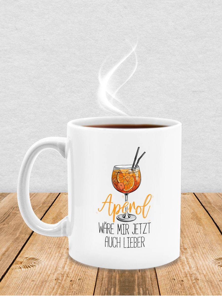 Shirtracer Aperol Wäre Mir Jetzt Auch Lieber - Lustige Geschenke Aperol Shirts & Mehr Shirtracer
