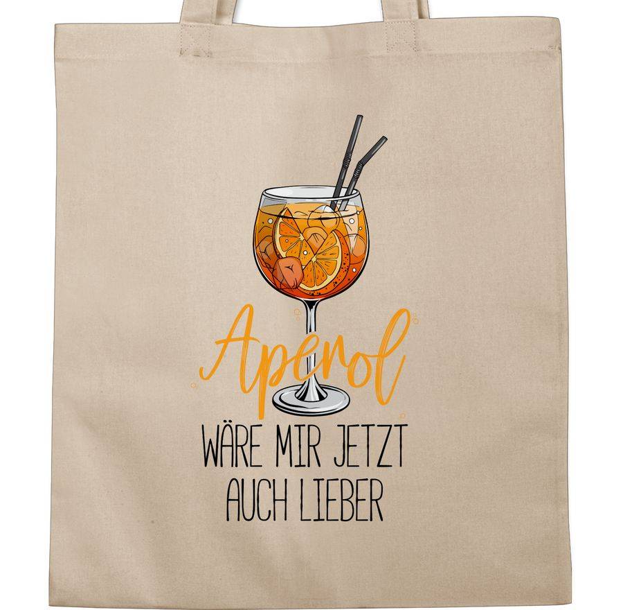 Shirtracer Aperol Wäre Mir Jetzt Auch Lieber - Lustige Geschenke Aperol Shirts & Mehr Shirtracer