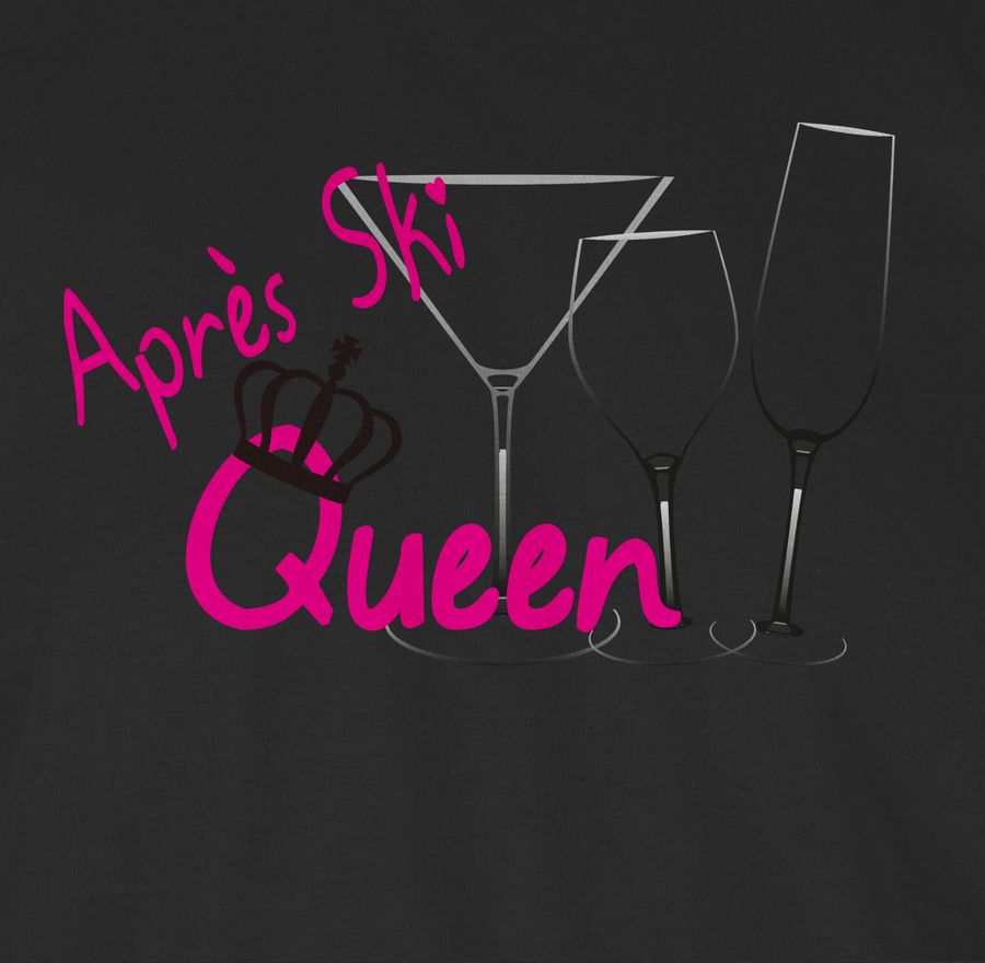 Shirtracer Après Ski Queen - Gläser: Tshirt Rucksack Shirtracer