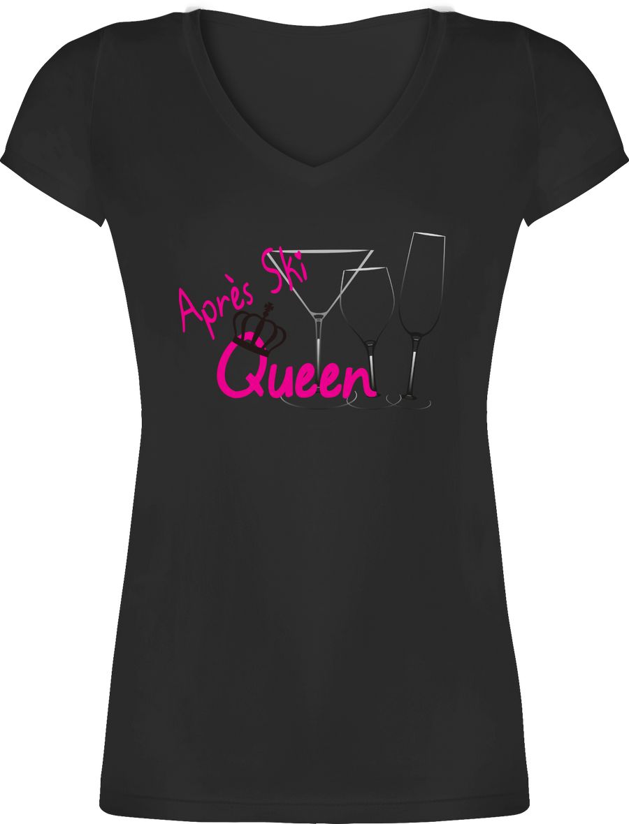 Shirtracer Après Ski Queen - Gläser: Tshirt Rucksack Shirtracer