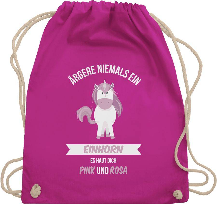 Shirtracer Ärgere niemals ein Einhorn es haut dich Pink und Rosa Shirts & Mehr Shirtracer