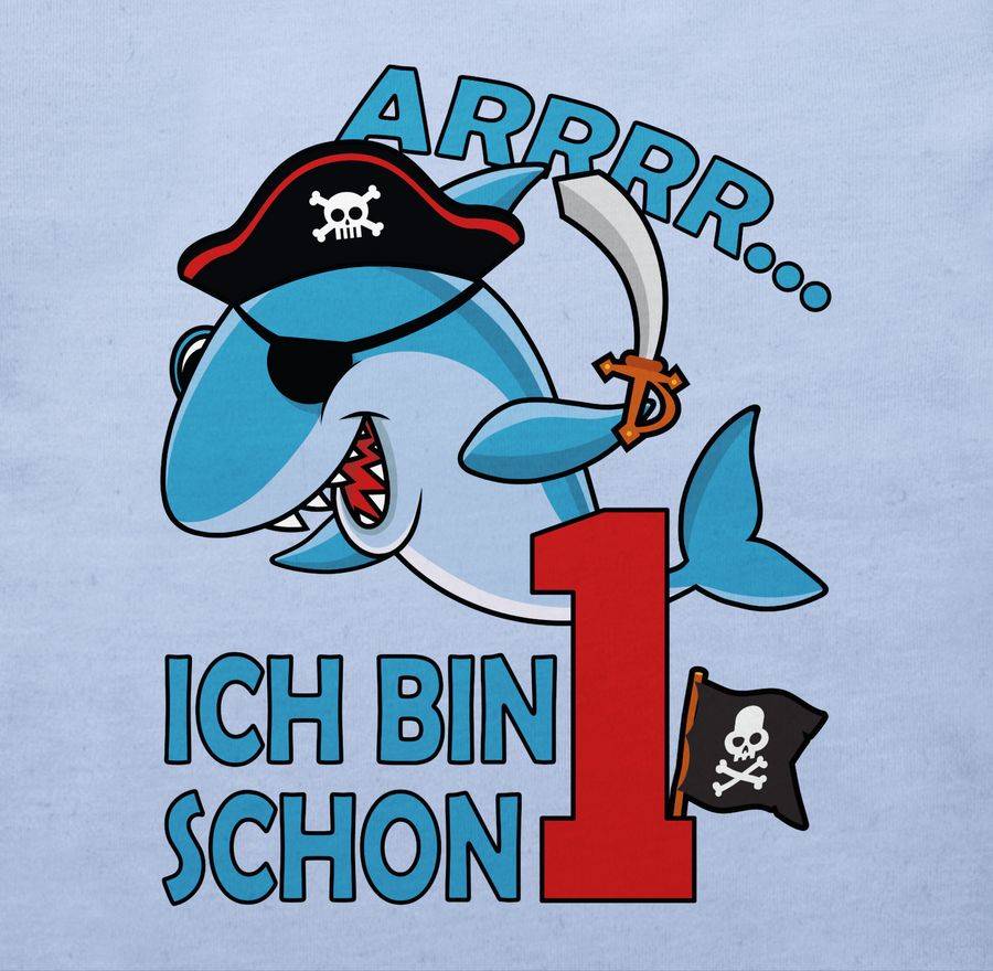 Shirtracer Arrrr Ich Bin Schon Eins Mit Piraten-Hai Shirts & Mehr Shirtracer