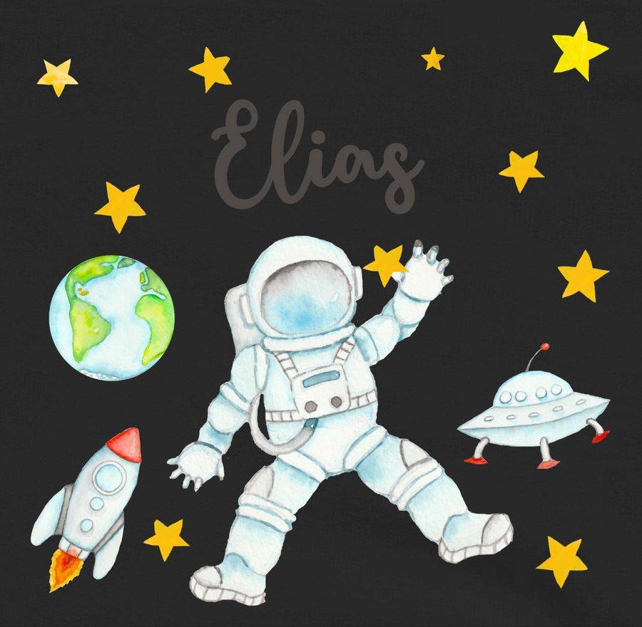 Shirtracer Astronaut Kinder Raumfahrt Weltraum Planet Geschenk Shirts & Mehr Shirtracer