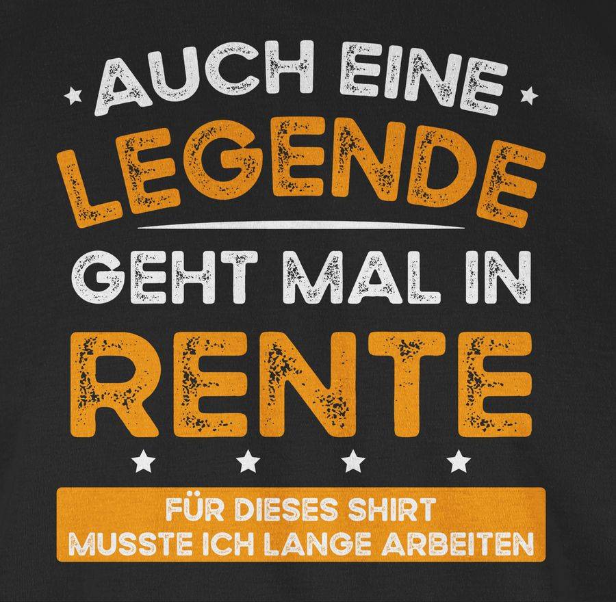 Shirtracer Auch Eine Legende Geht Mal In Rente: Tshirt Rucksack Shirtracer