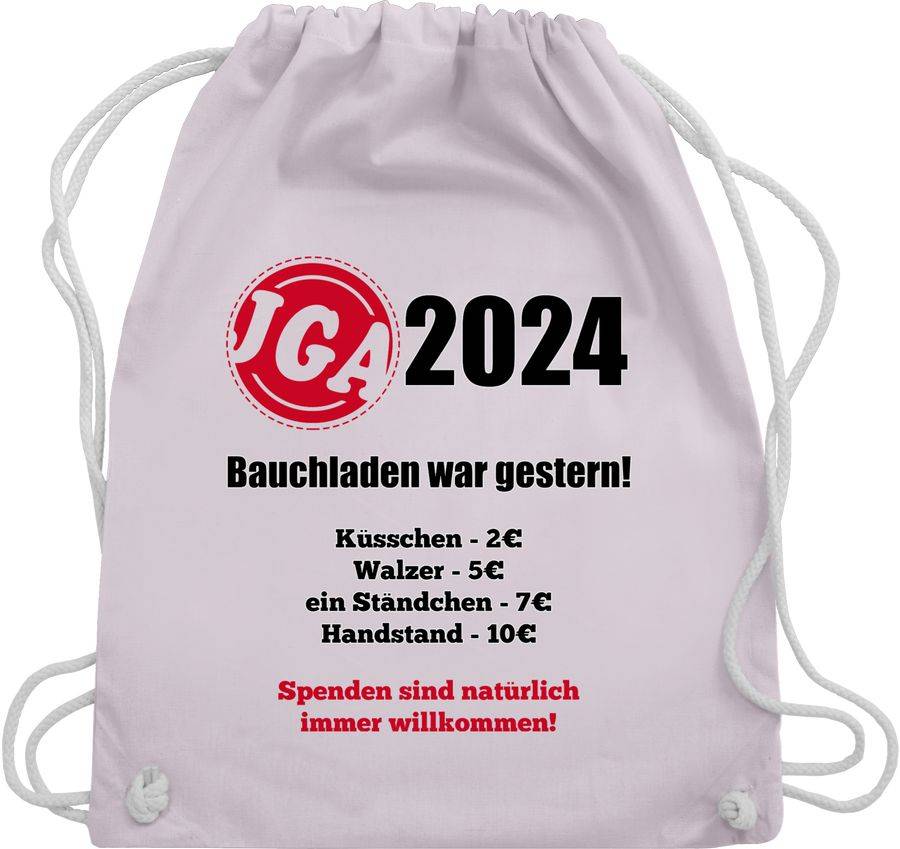 Shirtracer Aufgaben Der Braut - Bezahlen - Bauchladen War Gestern: T-Shirt Turnbeutel Shirtracer