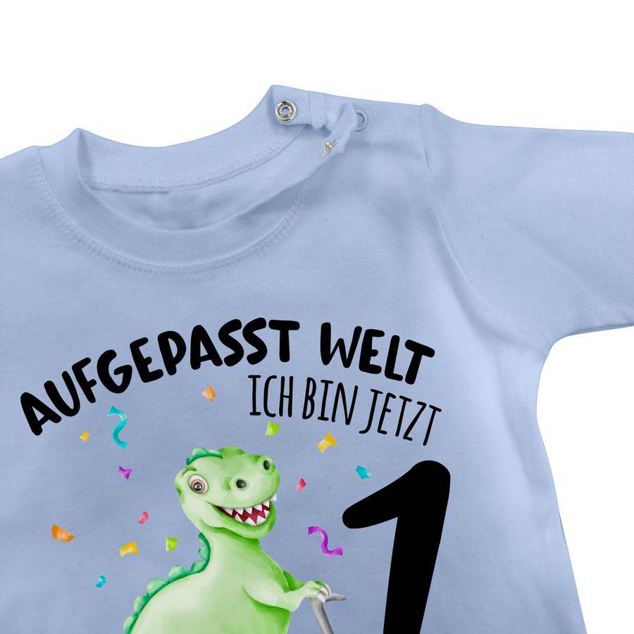 Shirtracer Aufgepasst Welt - Ich Bin Jetzt 1 - Dino Dinosaurier Shirts & Mehr Shirtracer