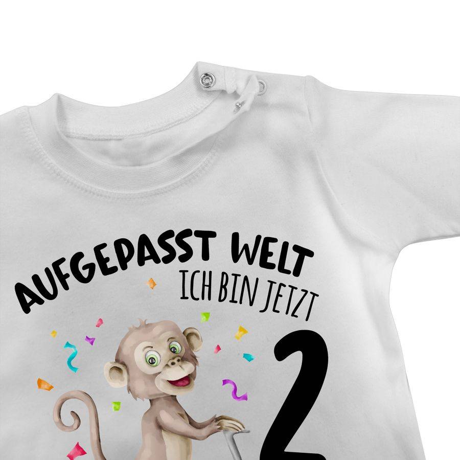 Shirtracer Aufgepasst Welt Ich Bin Jetzt 2 Affe Shirts & Mehr Shirtracer