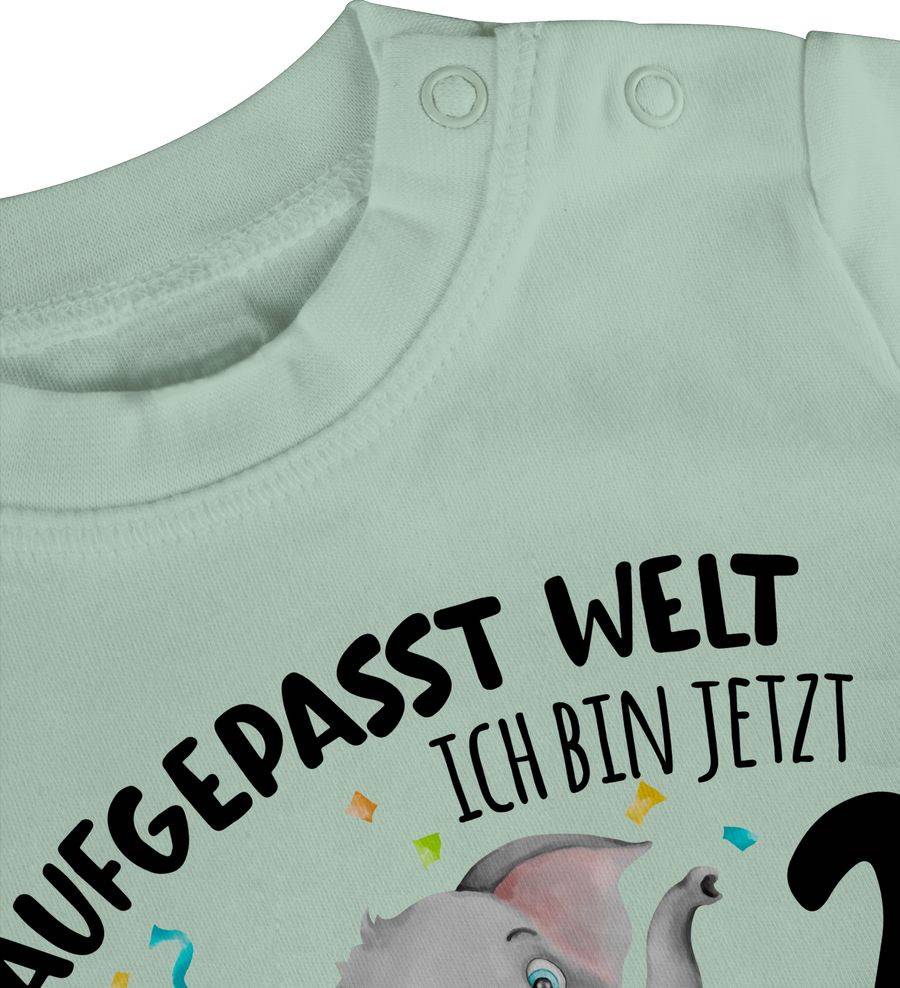 Shirtracer Aufgepasst Welt - Ich Bin Jetzt 2 - Elefant Mit Name Zum Zweiten Shirts & Mehr Shirtracer