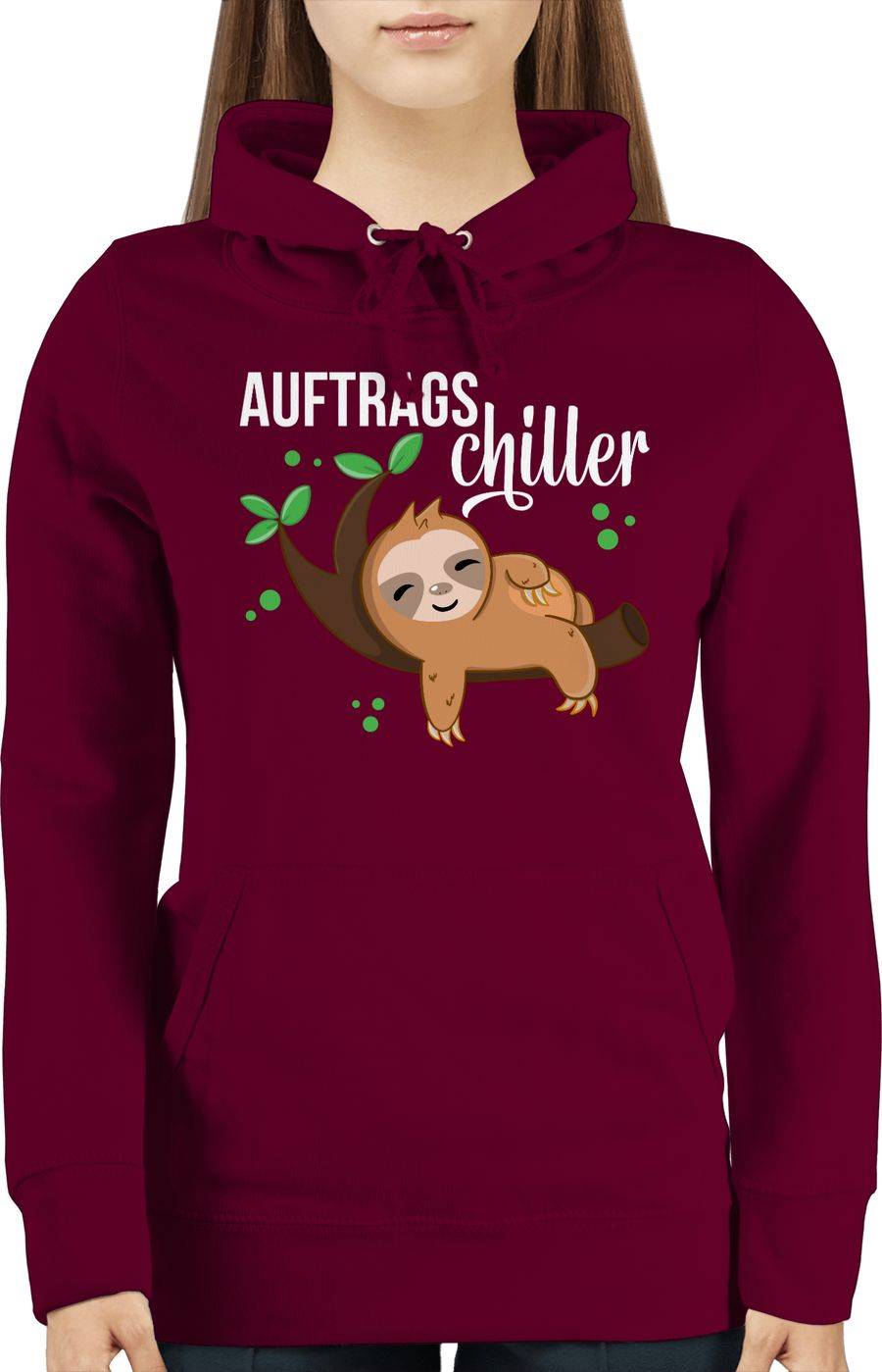 Shirtracer Auftragschiller Mit Faultier Weiß: Tshirt Gym Bag Shirtracer