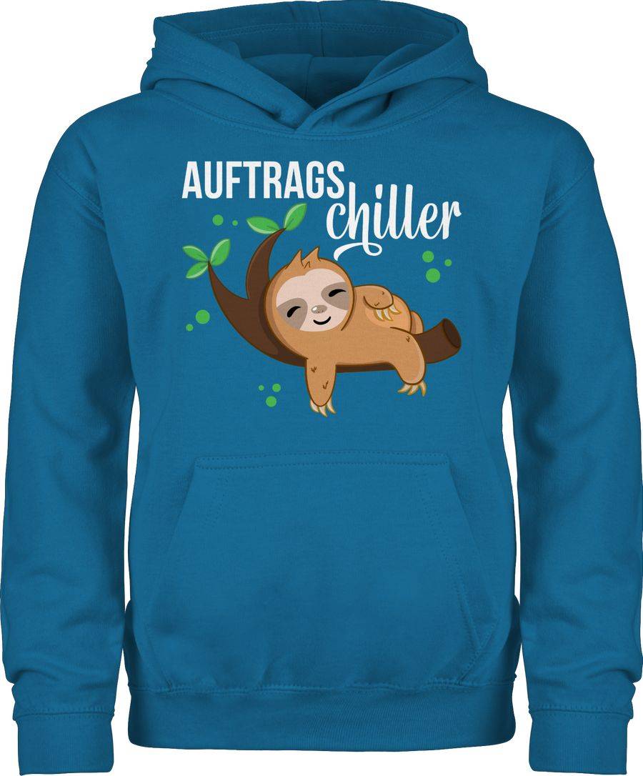 Shirtracer Auftragschiller mit Faultier weiß: Tshirt Gym Bag Shirtracer