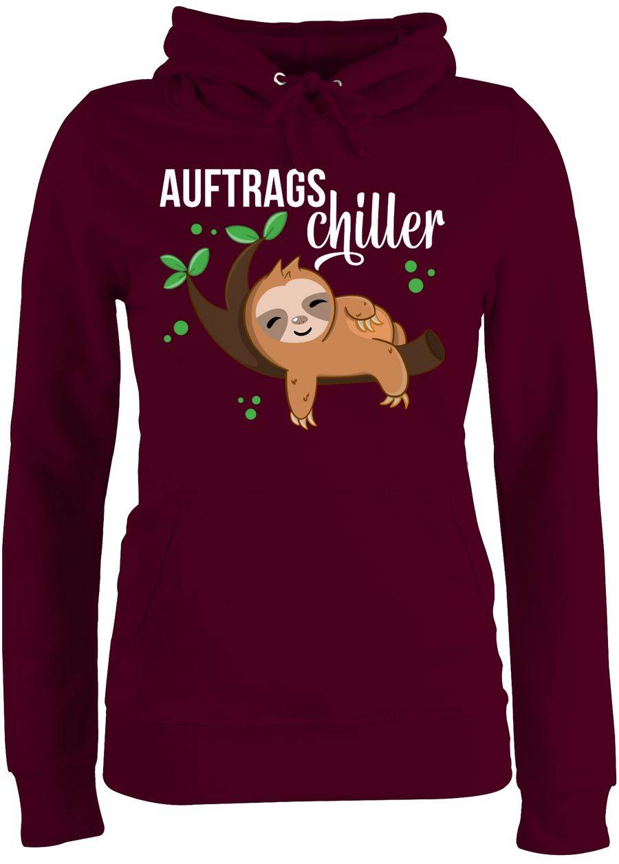 Shirtracer Auftragschiller mit Faultier weiß: Tshirt Gym Bag Shirtracer