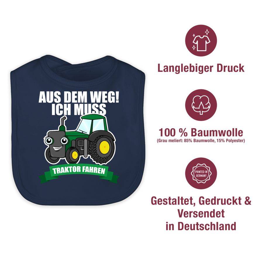 Shirtracer Aus Dem Weg Ich Muss Traktor Fahren Grün/weiß Shirts & Mehr Shirtracer