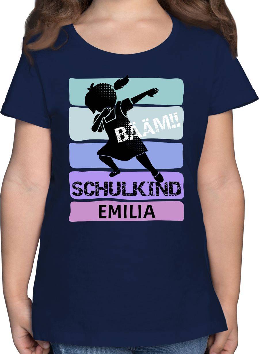 Shirtracer BÄÄM!! Schulkind Mädchen Shirts & Mehr Shirtracer