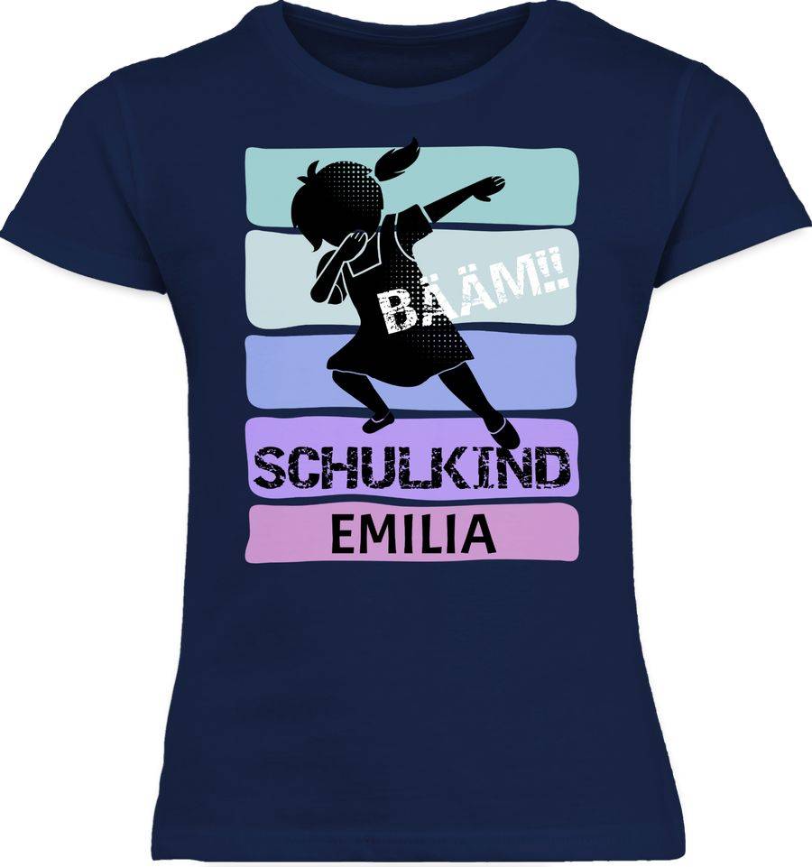 Shirtracer BÄÄM!! Schulkind Mädchen Shirts & Mehr Shirtracer