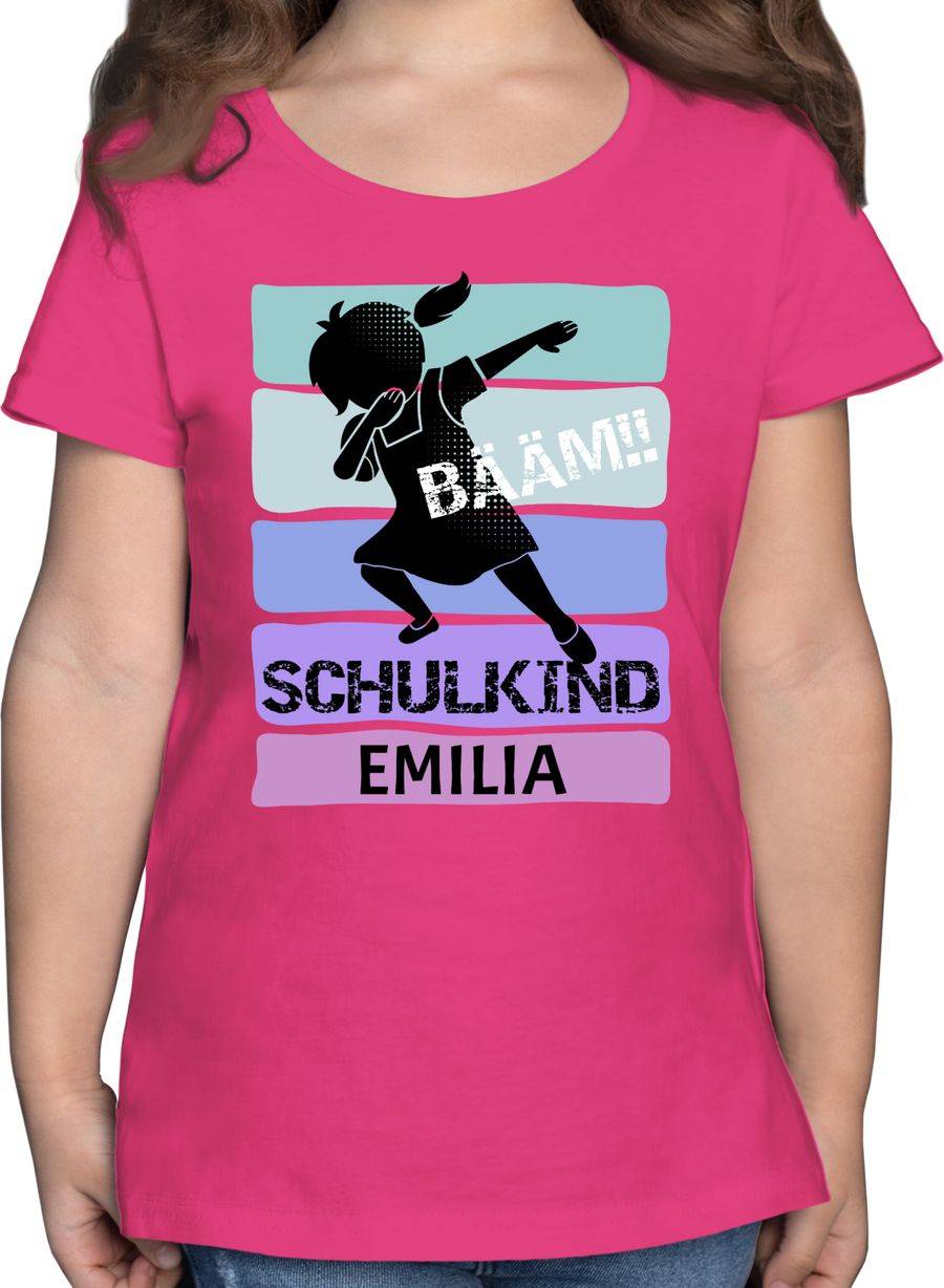 Shirtracer BÄÄM!! Schulkind Mädchen Shirts & Mehr Shirtracer