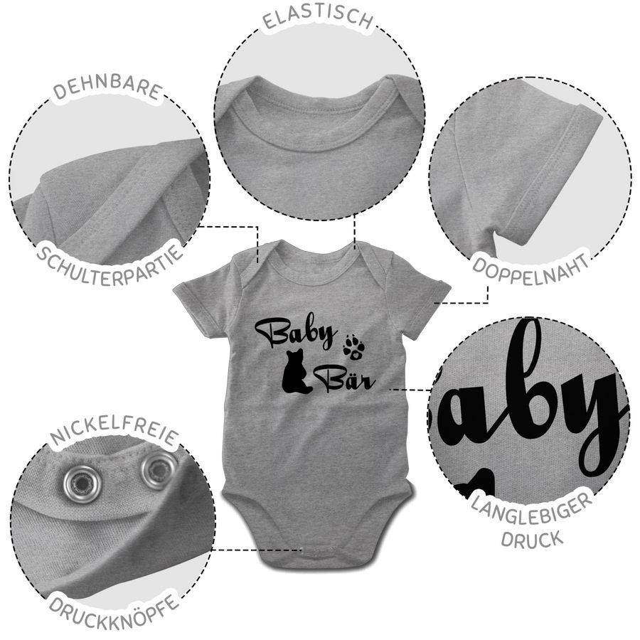 Shirtracer Baby Bär Lettering Shirts & Mehr Shirtracer