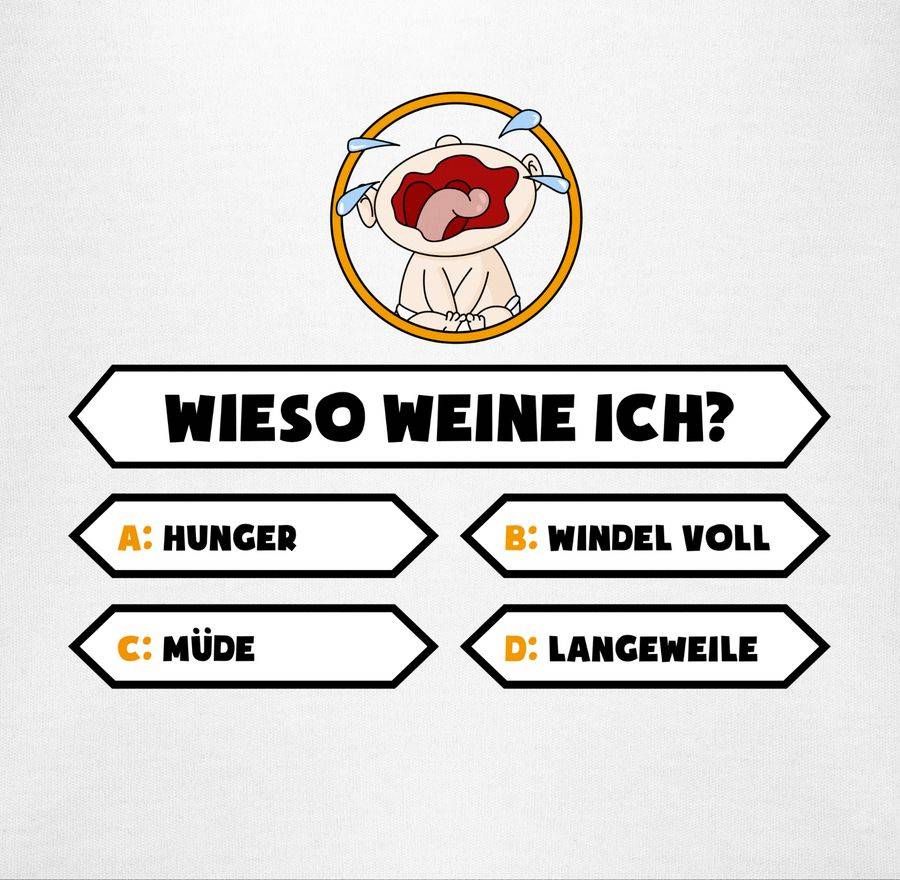 Shirtracer Baby - Wieso Weine Ich Shirts & Mehr Shirtracer