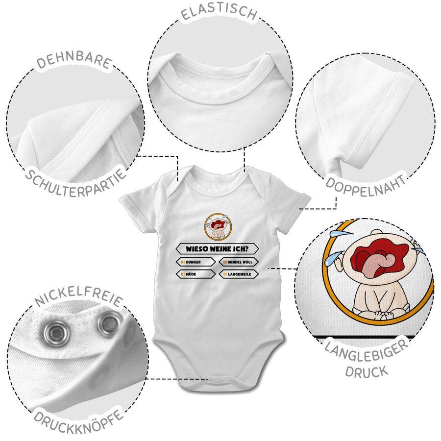 Shirtracer Baby - Wieso Weine Ich Shirts & Mehr Shirtracer