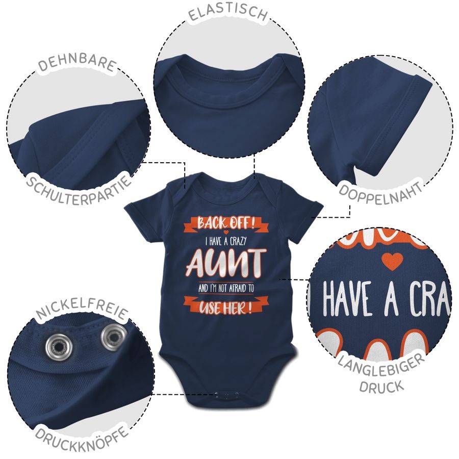 Shirtracer Back Off! I Have A Crazy Aunt Shirts & Mehr Shirtracer