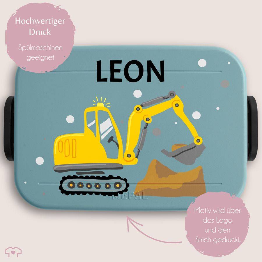 Shirtracer Bagger Baggerfahrer Bagger-Fan Baumaschine: T-Shirt Rucksack Shirtracer