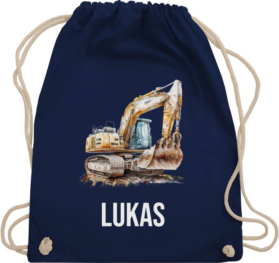 Shirtracer Bagger Baggerfahrer Baggerführer Baustellenfahrzeug: Tshirt Rucksack Shirtracer