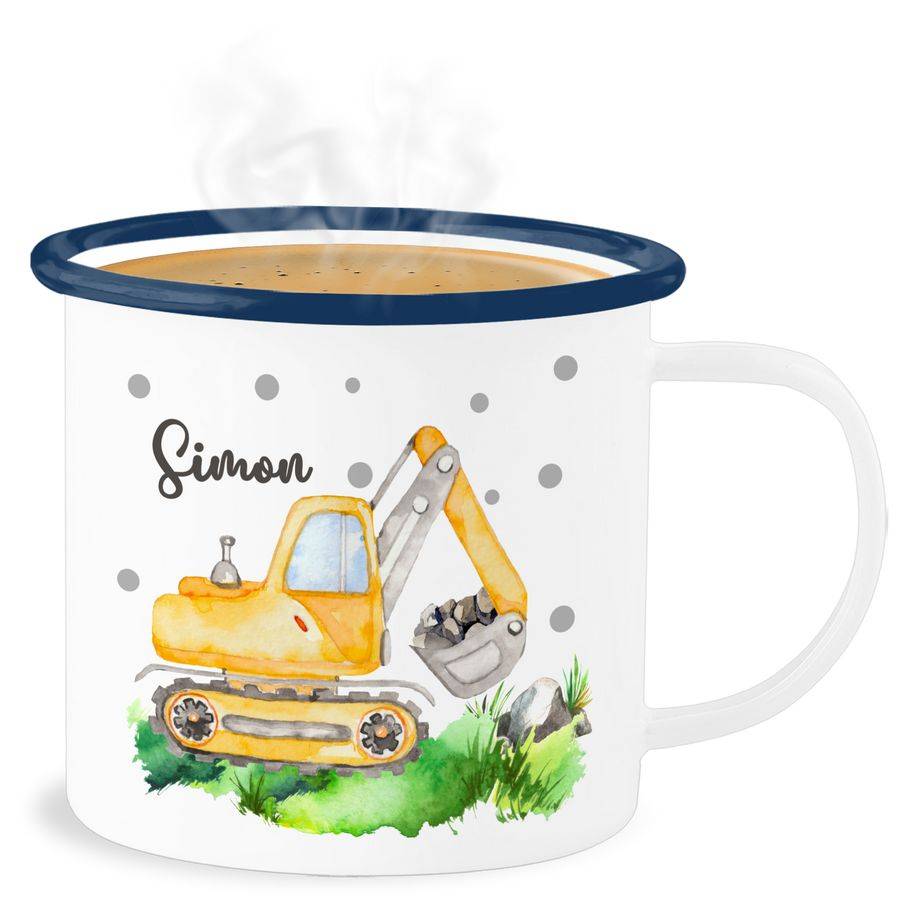 Shirtracer Bagger Baggerfahrer Geschenk: T-Shirt Turnbeutel Shirtracer