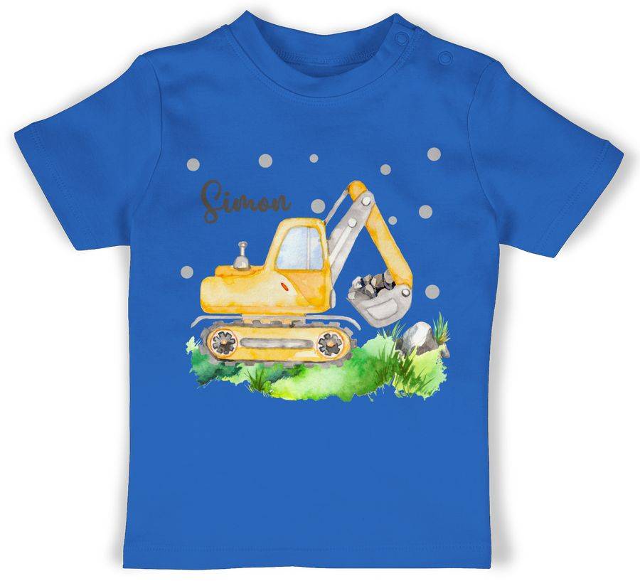 Shirtracer Bagger Baggerfahrer Geschenk: T-Shirt Turnbeutel Shirtracer