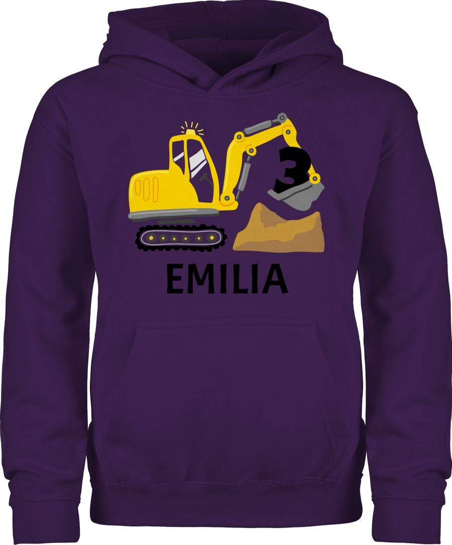 Shirtracer Bagger mit Name zum Dritten: Tshirt Turnbeutel Shirtracer