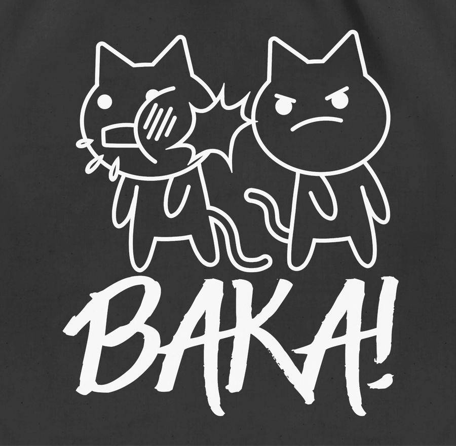 Shirtracer Baka! Mit Katzen - Weiß Shirts & Mehr Shirtracer