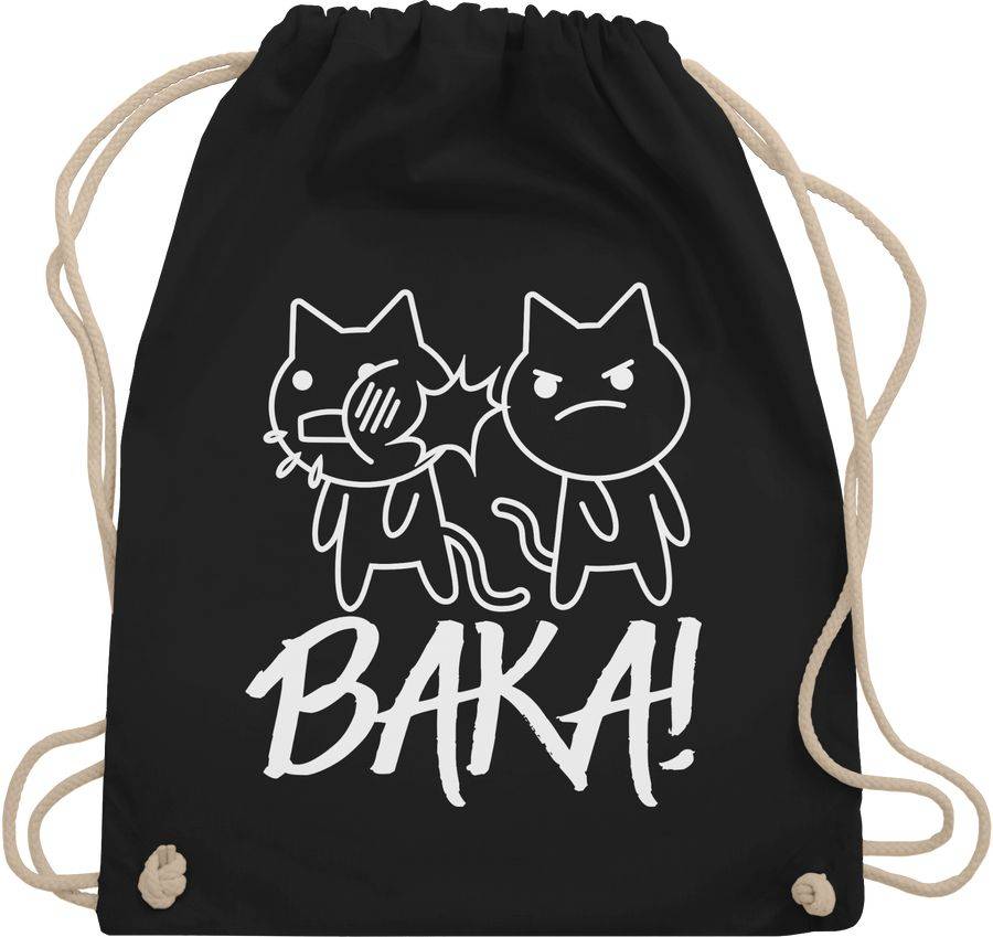 Shirtracer Baka! mit Katzen - weiß Shirts & Mehr Shirtracer