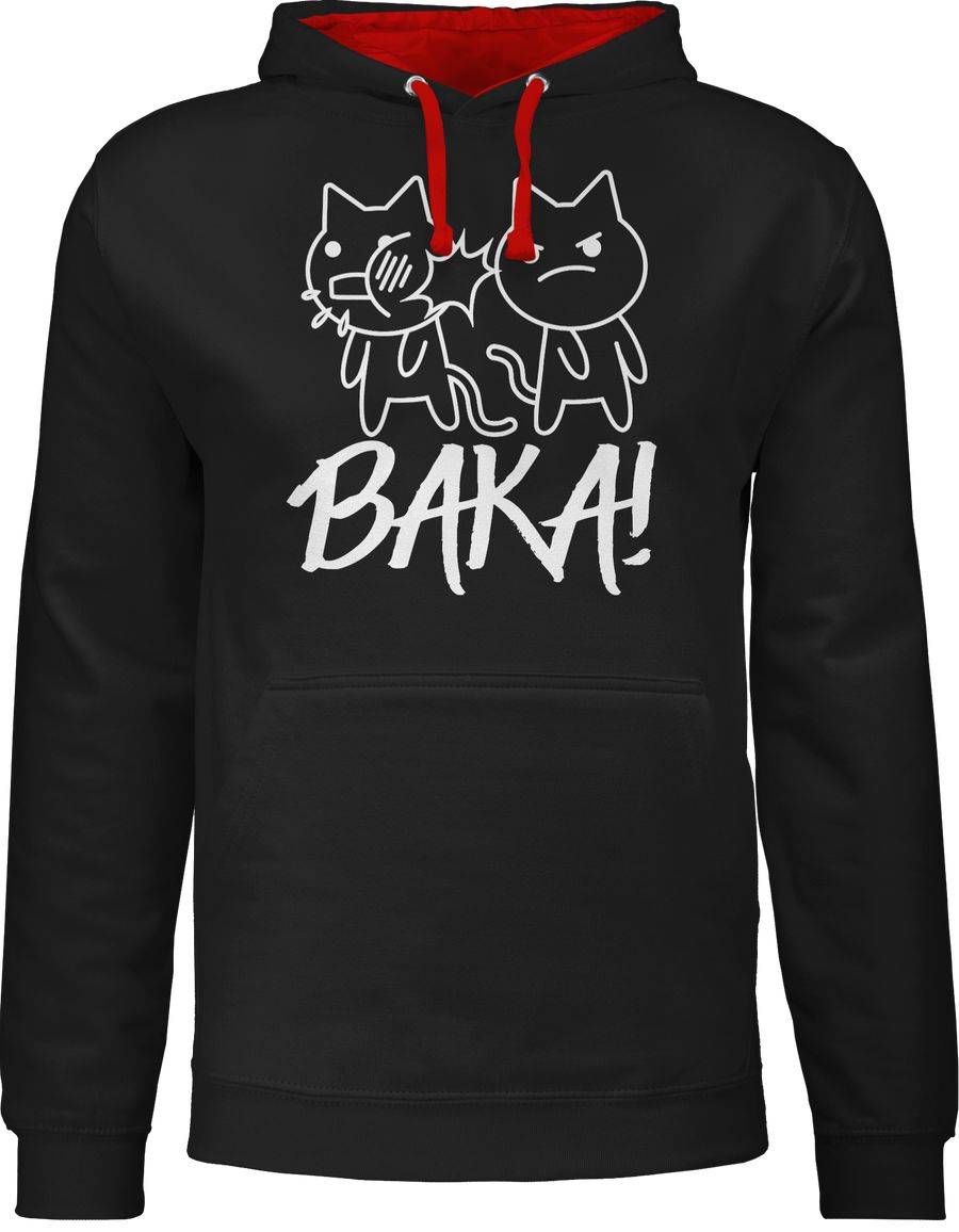 Shirtracer Baka! mit Katzen - weiß Shirts & Mehr Shirtracer