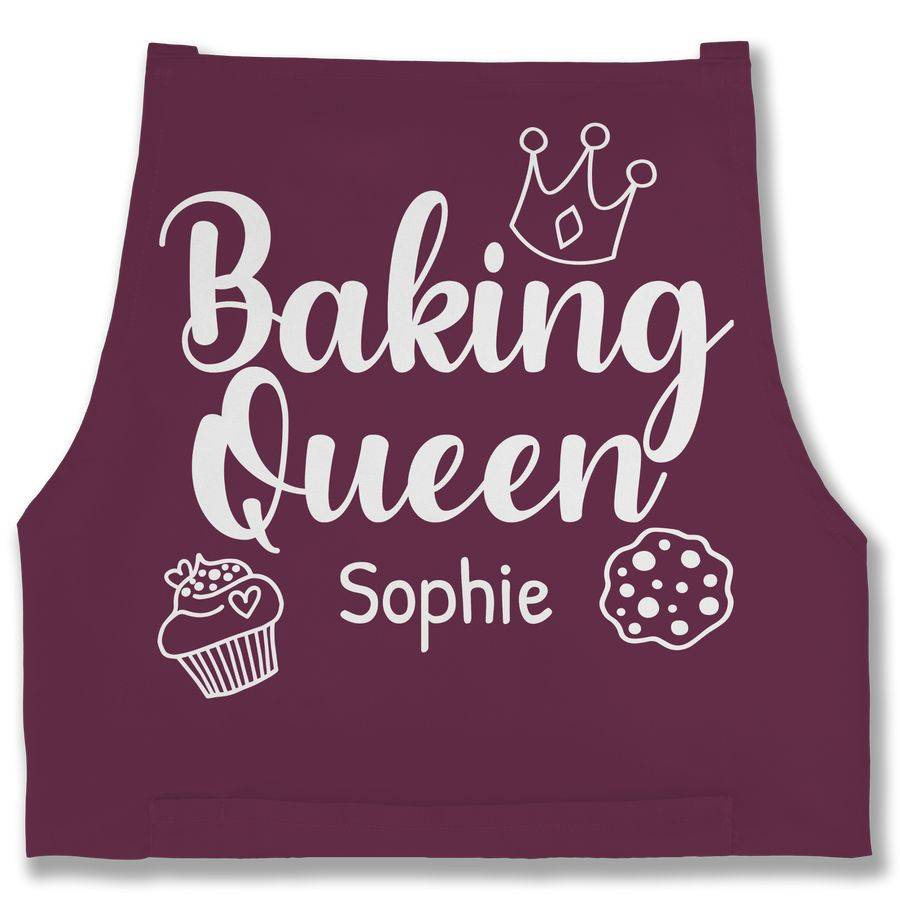 Shirtracer Baking Queen Backkönigin mit Name Shirts & Mehr Shirtracer