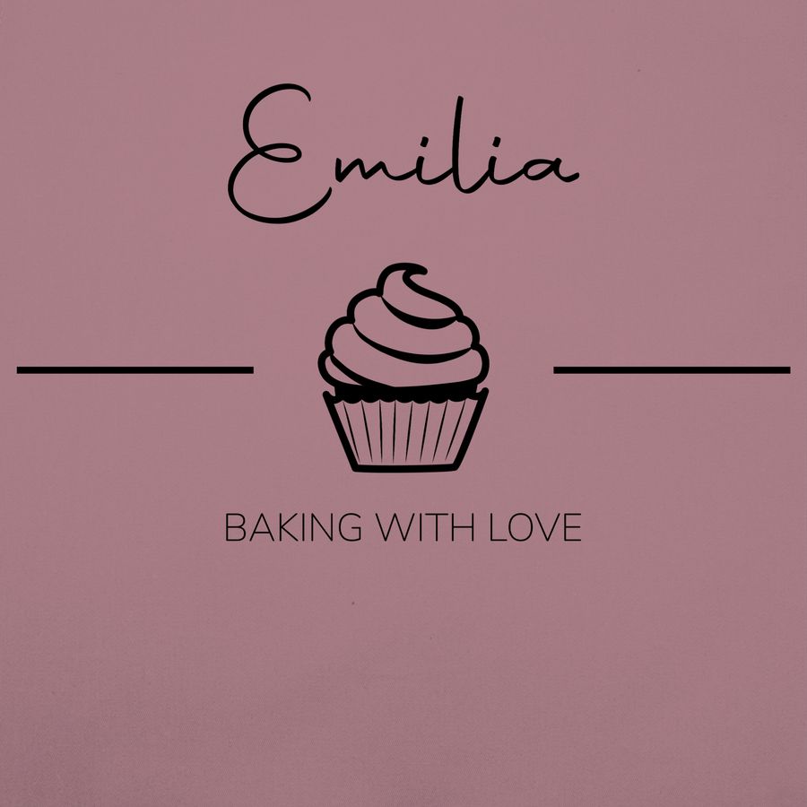 Shirtracer Baking With Love Mit Namen: T-Shirt Rucksack Shirtracer