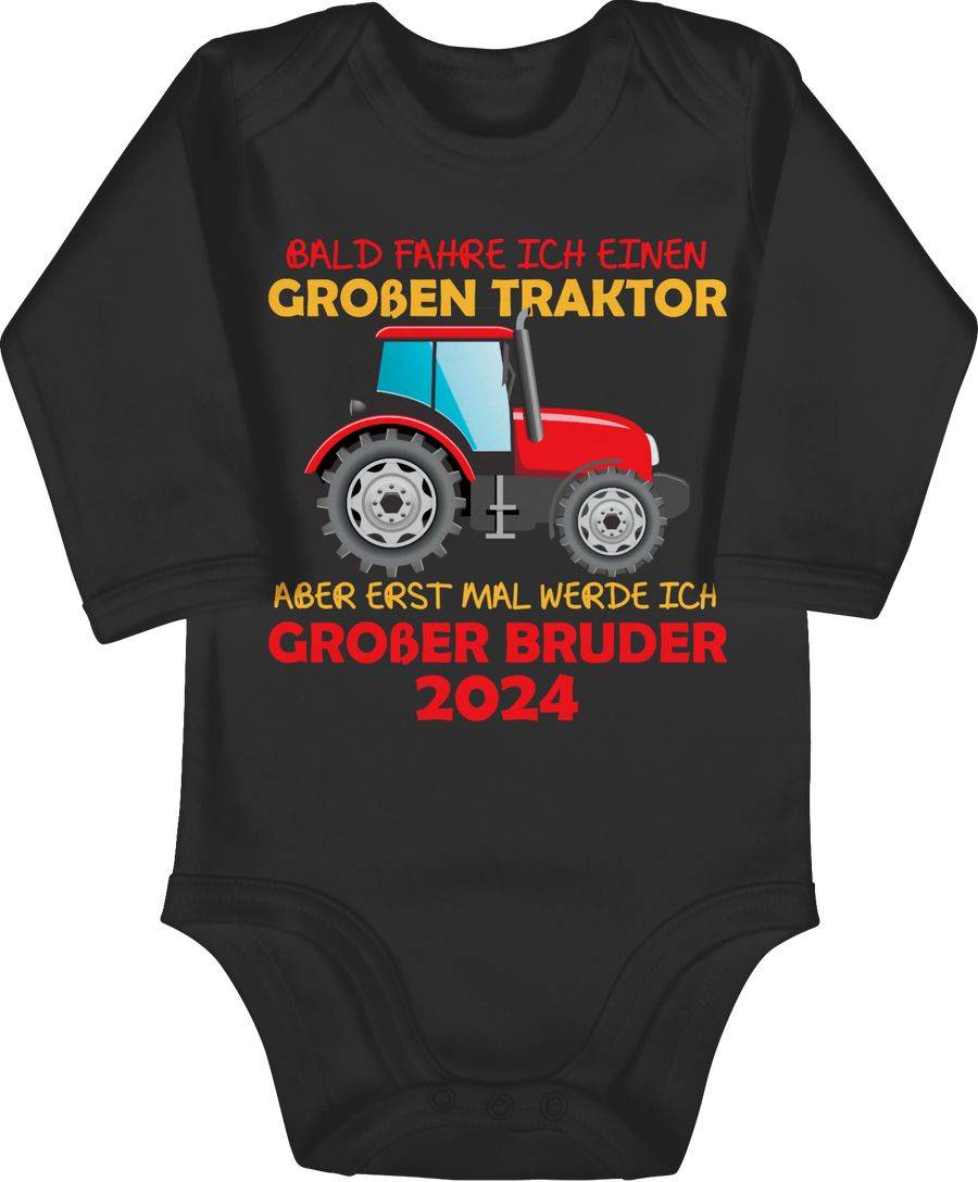 Shirtracer Bald fahre ich einen großen Traktor aber erst mal werde ich großer Bruder 2024: Shirtracer